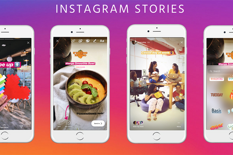 Sử dụng tính năng story là cách bán hàng trên instagram hiệu quả